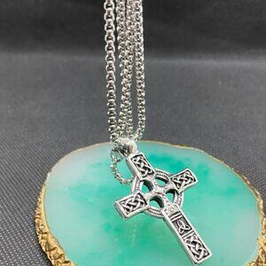 Celtic Cross Stainless Steel Chain